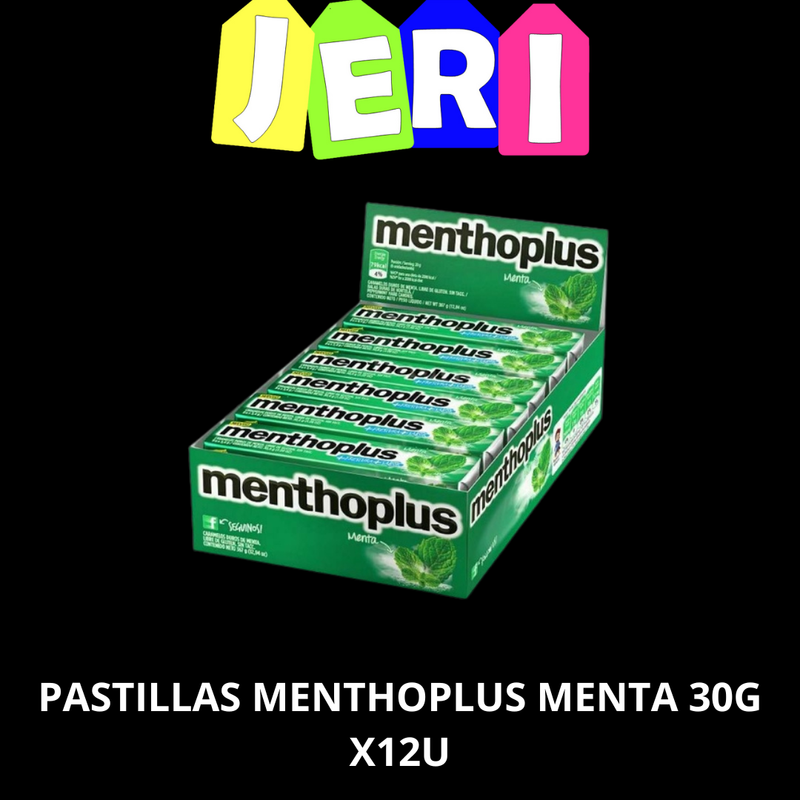 PASTILLAS MENTHOPLUS MENTA 30G X12U