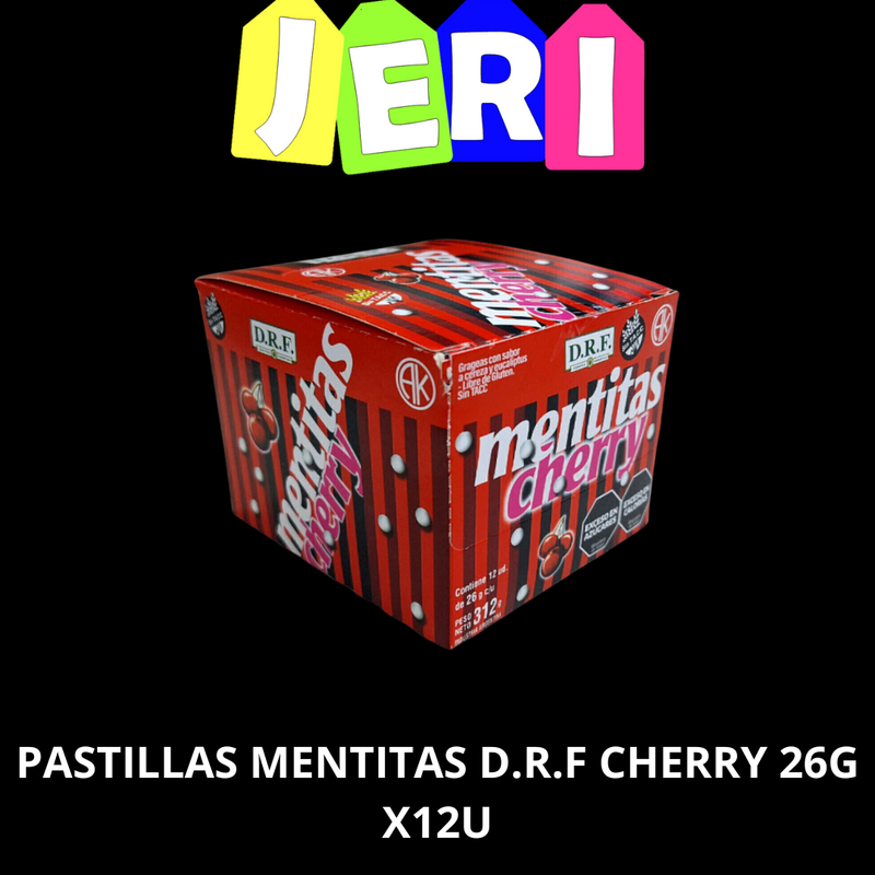 PASTILLAS MENTITAS D.R.F MENTA 26G X12U