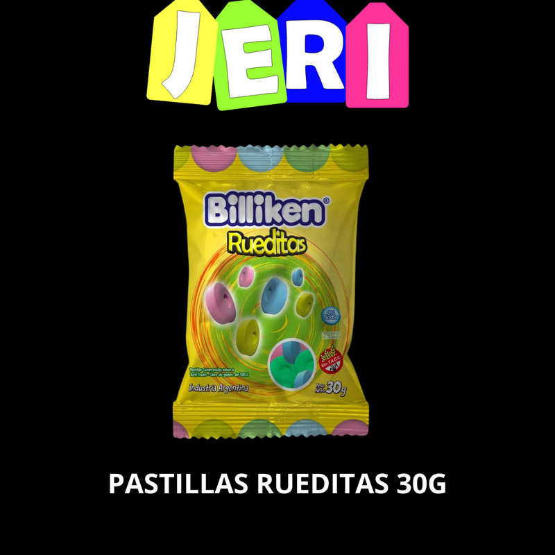 PASTILLAS RUEDITAS 30G