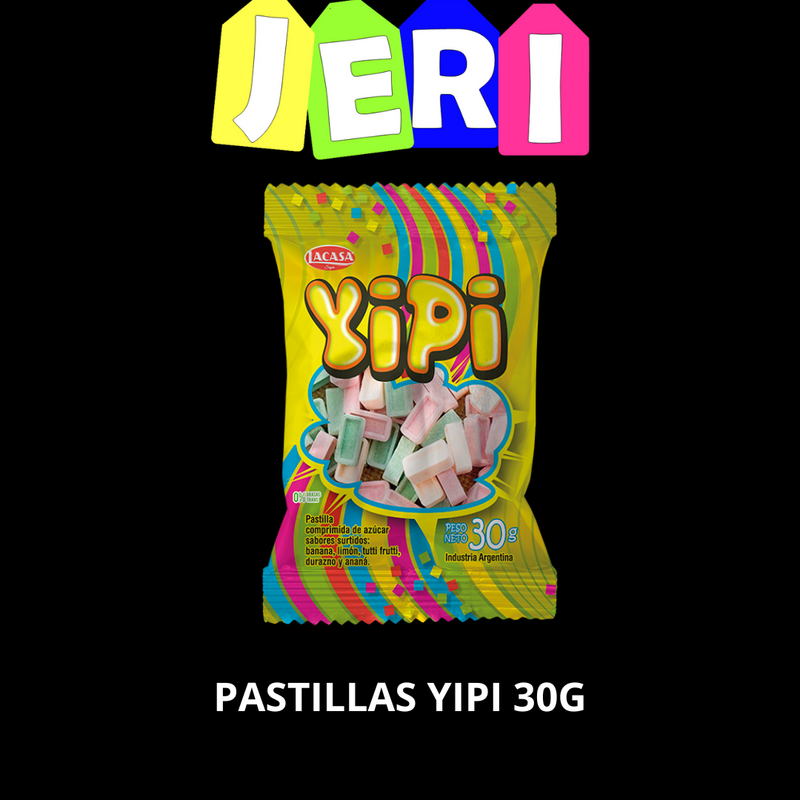 PASTILLAS YIPI 30G