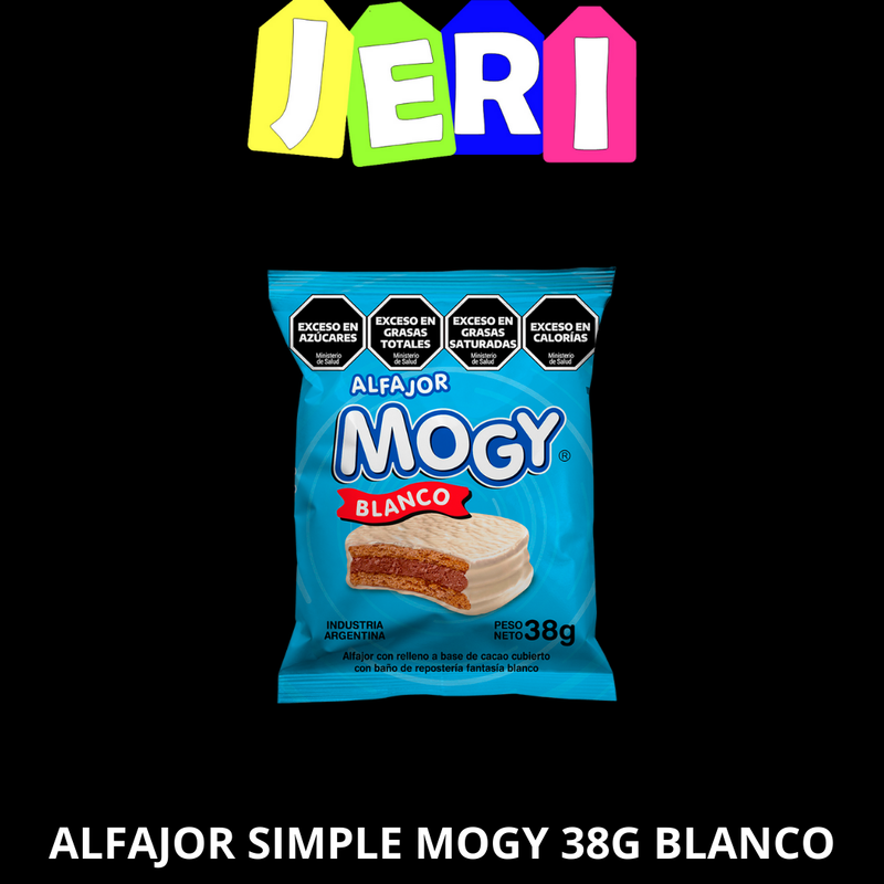 ALFAJOR SIMPLE MOGY 38G BLANCO