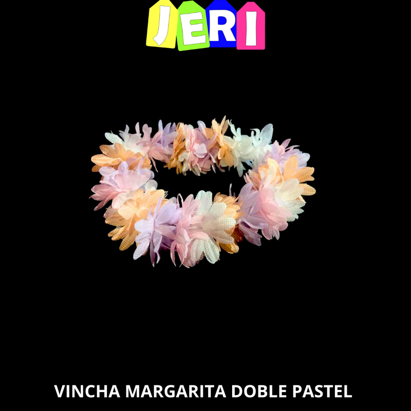 VINCHA MARGARITA DOBLE PASTEL