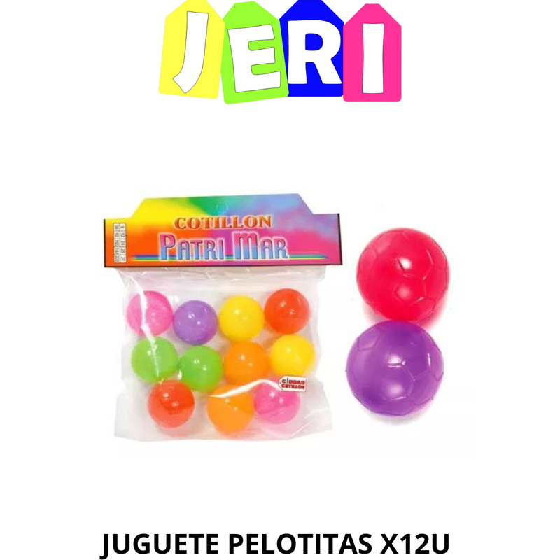 JUGUETE PELOTITAS X12U PATRIMAR