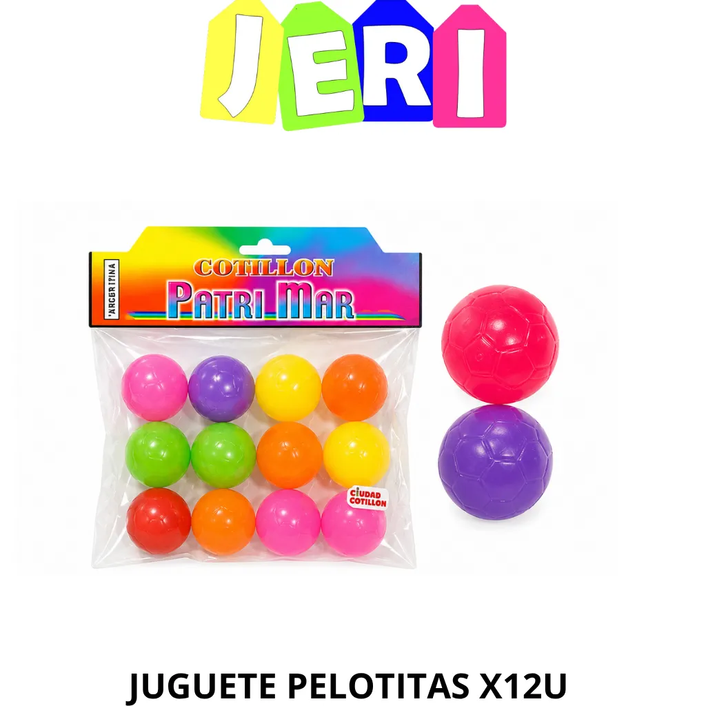 [7816] JUGUETE PELOTITAS X12U PATRIMAR