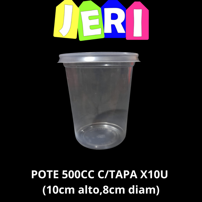 POTE 500CC C/TAPA X10U 
