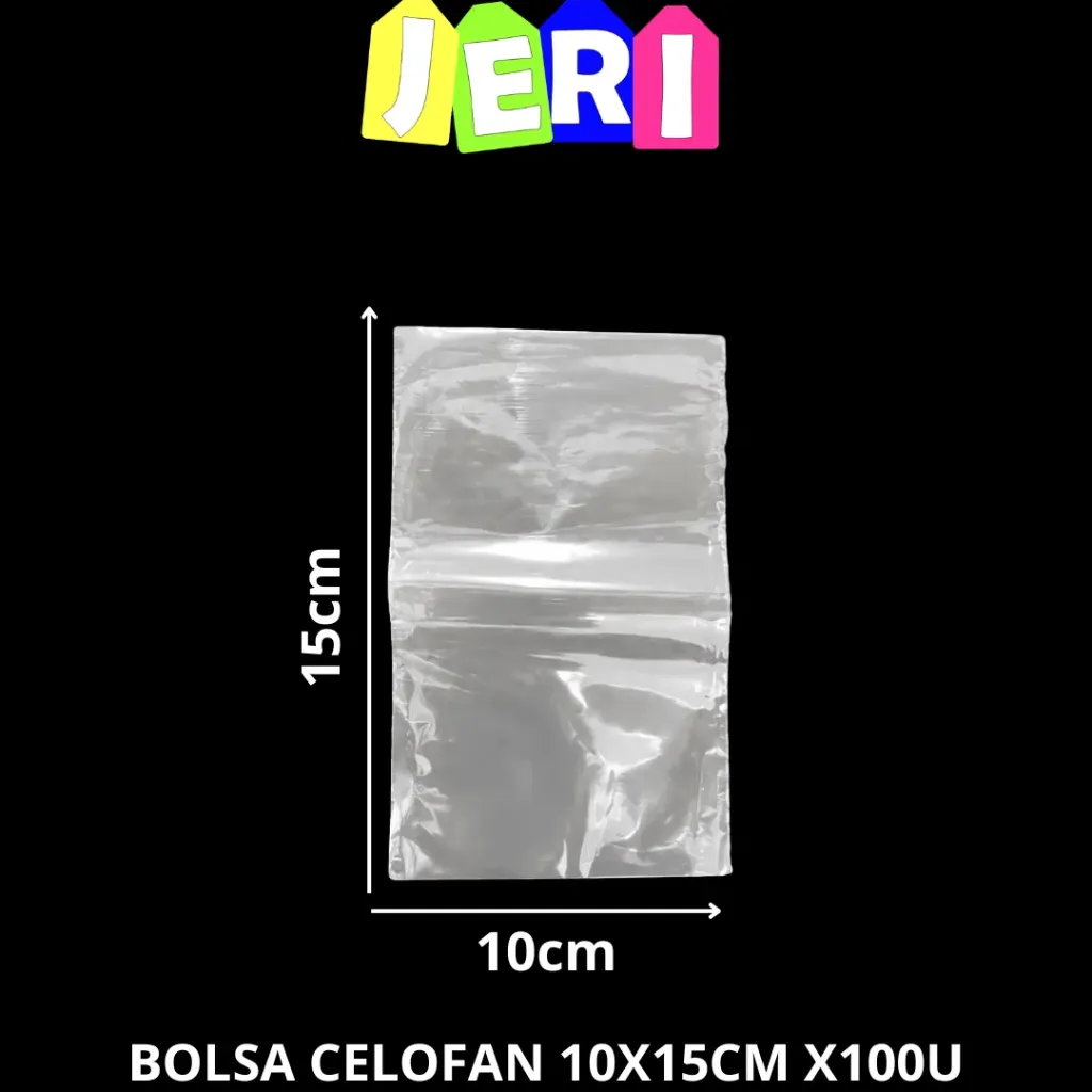 BOLSA CELOFAN 10X15CM X100U