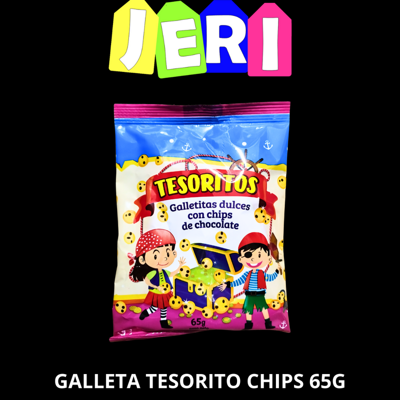 GALLETA TESORITO CHIPS 65G