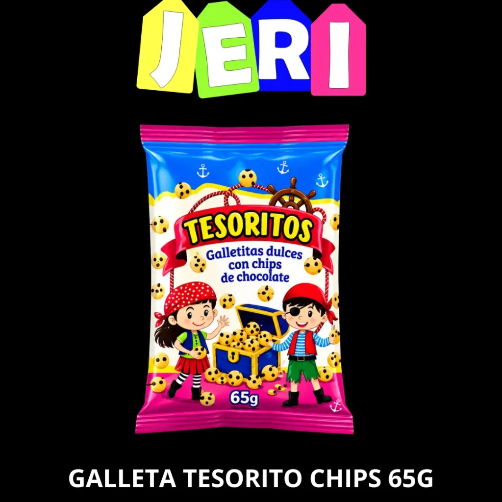 GALLETA TESORITO CHIPS 65G