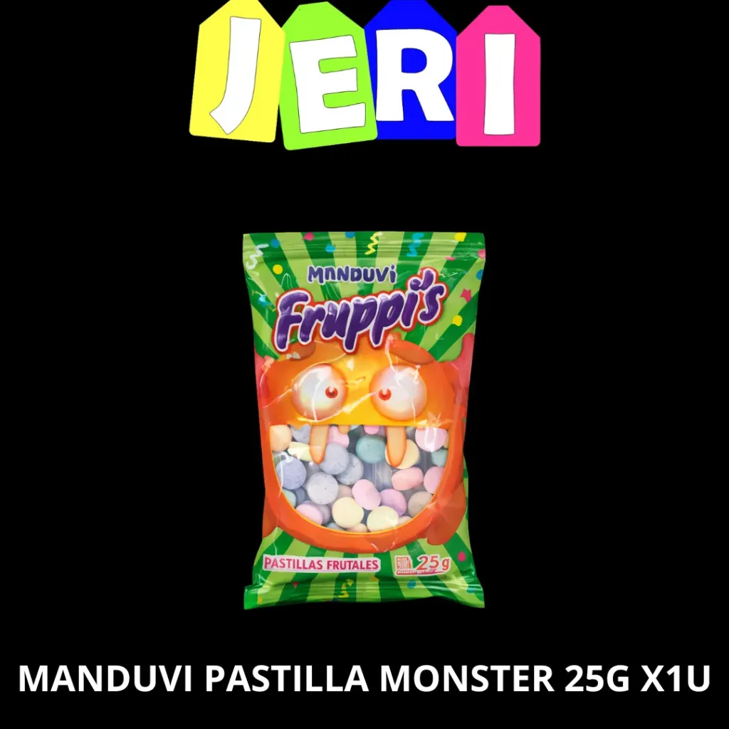 MANDUVI PASTILLA MONSTER 25G X1U