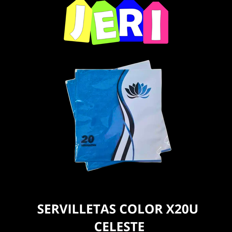 SERVILLETAS COLOR X20U