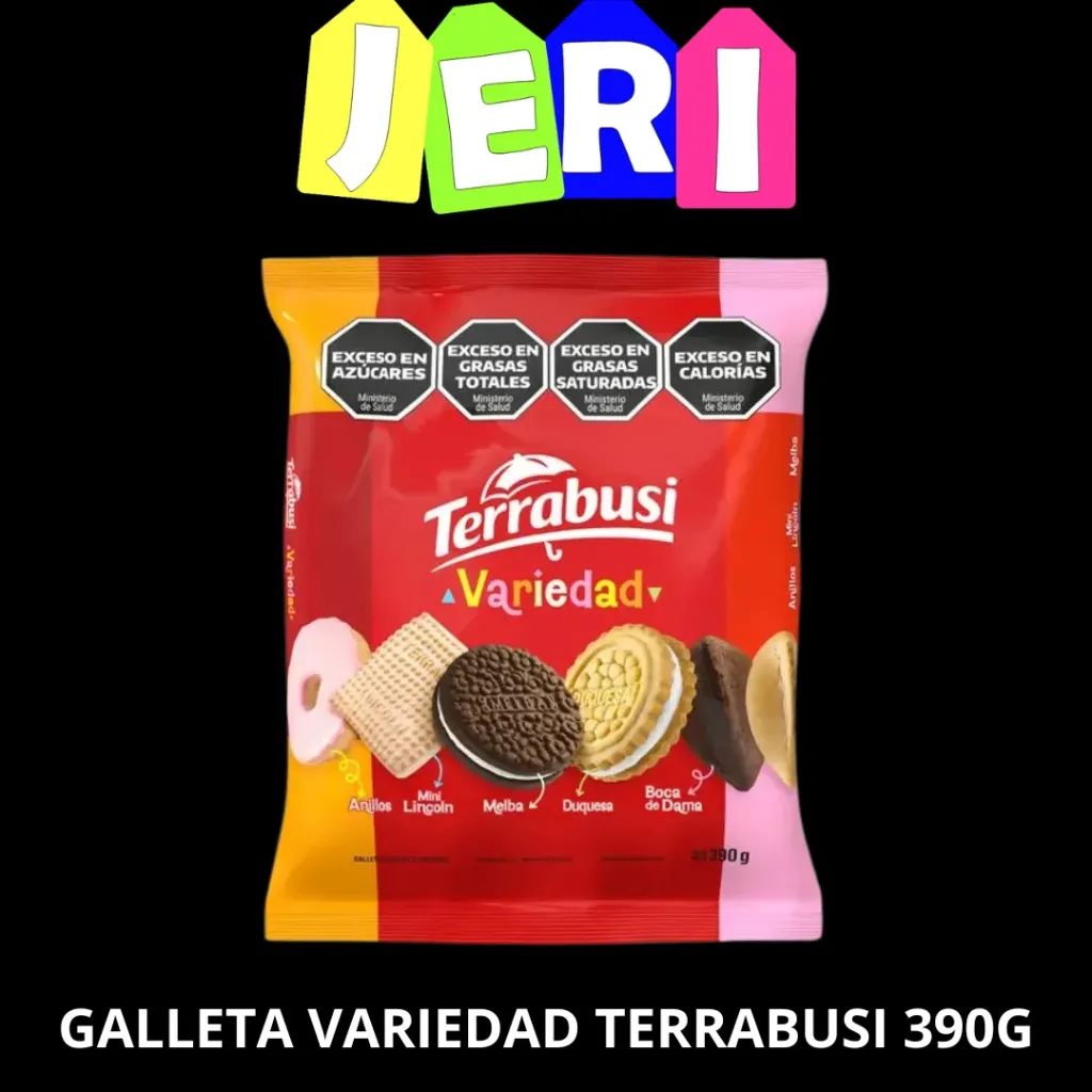 GALLETA VARIEDAD TERRABUSI 390G