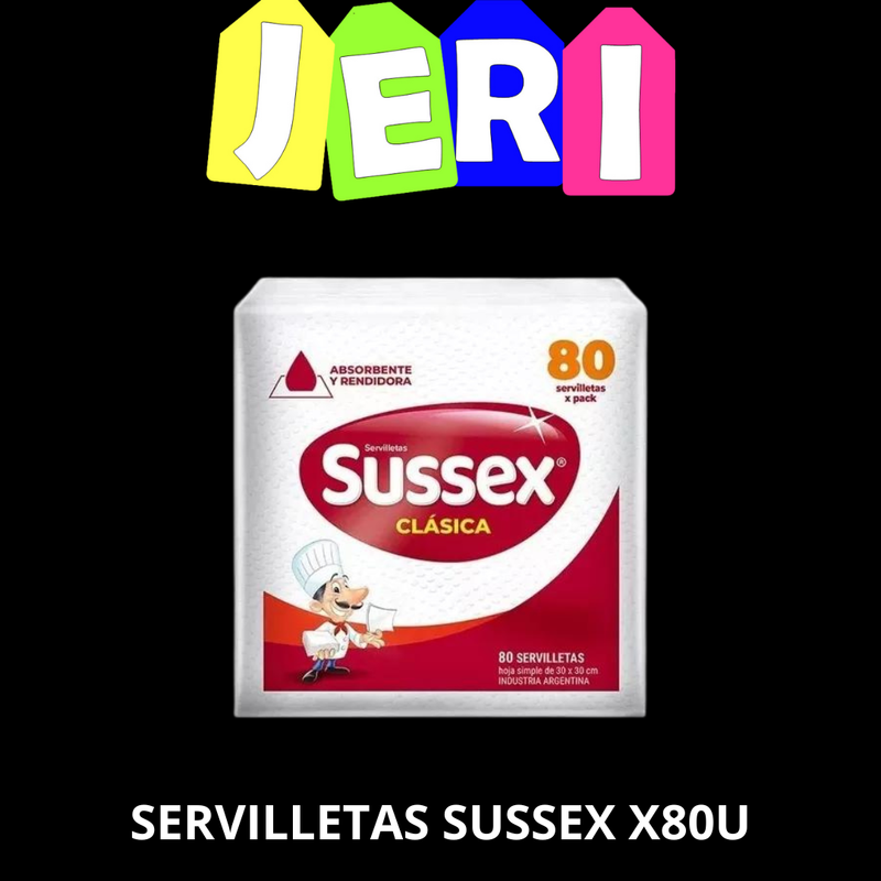 [5735] SERVILLETAS SUSSEX X80U