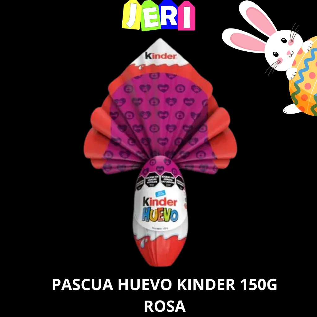 PASCUA HUEVO KINDER 150G ROSA