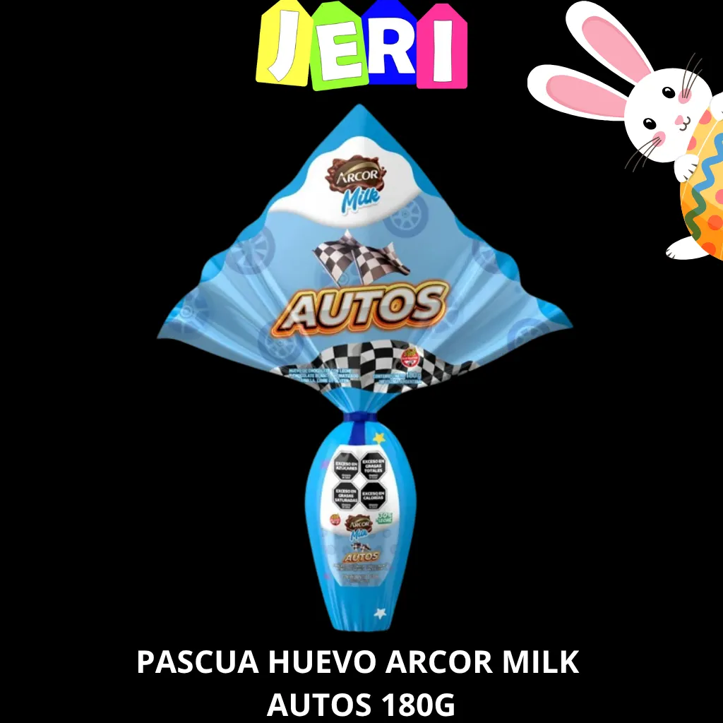 PASCUA HUEVO ARCOR MILK AUTOS 180G