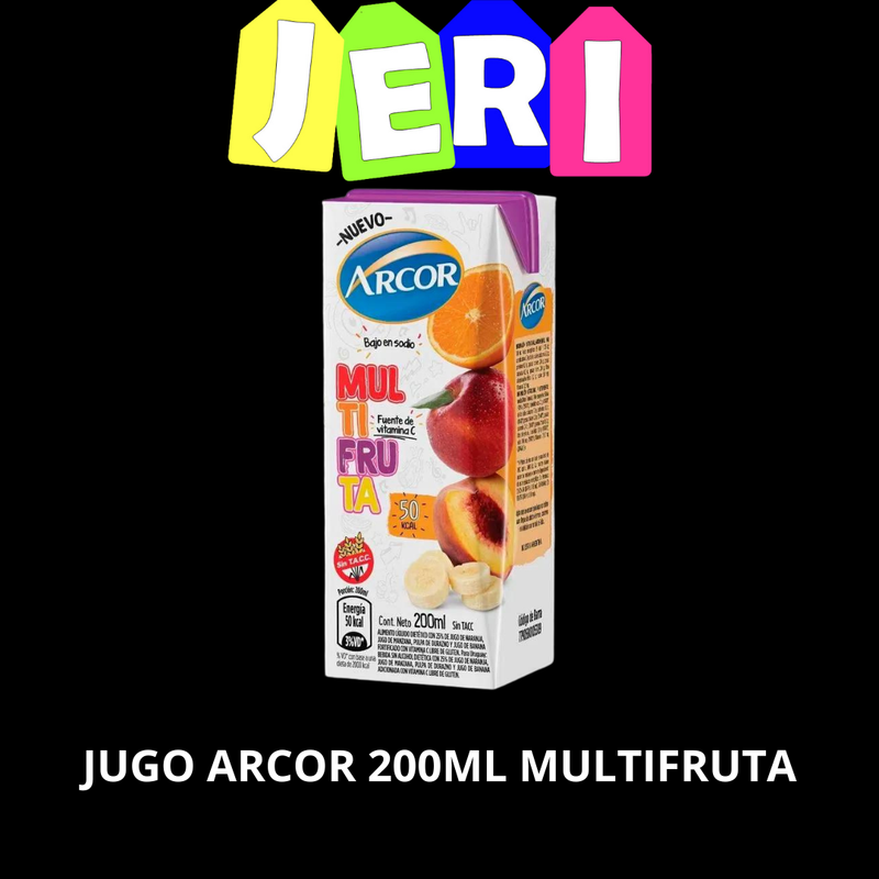 JUGO ARCOR 200ML MULTIFRUTA