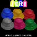 GORRO PLASTICO C/ GLITTER