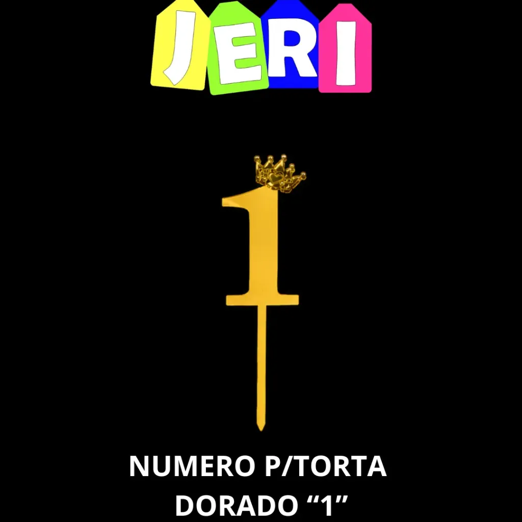 TOPPER NUMERO DORADO (1)