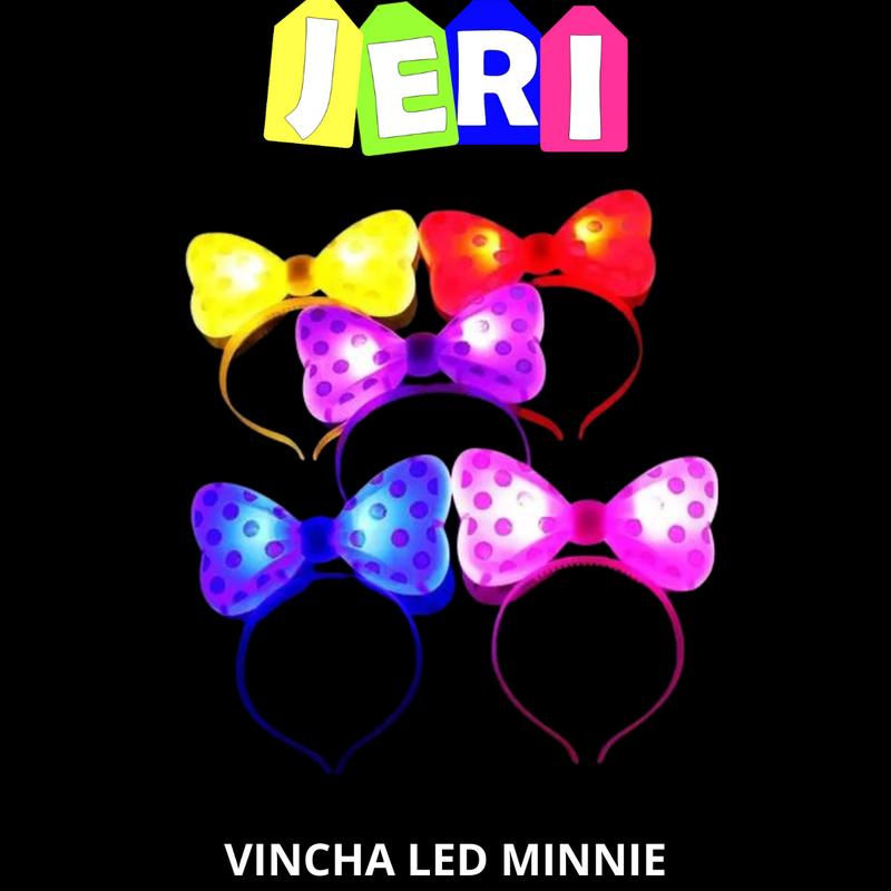 LED VINCHA MINNIE