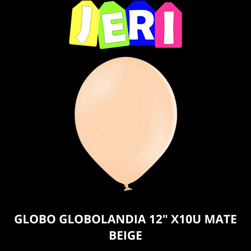 GLOBO GLOBOLANDIA 12" X10U MATE/PASTEL