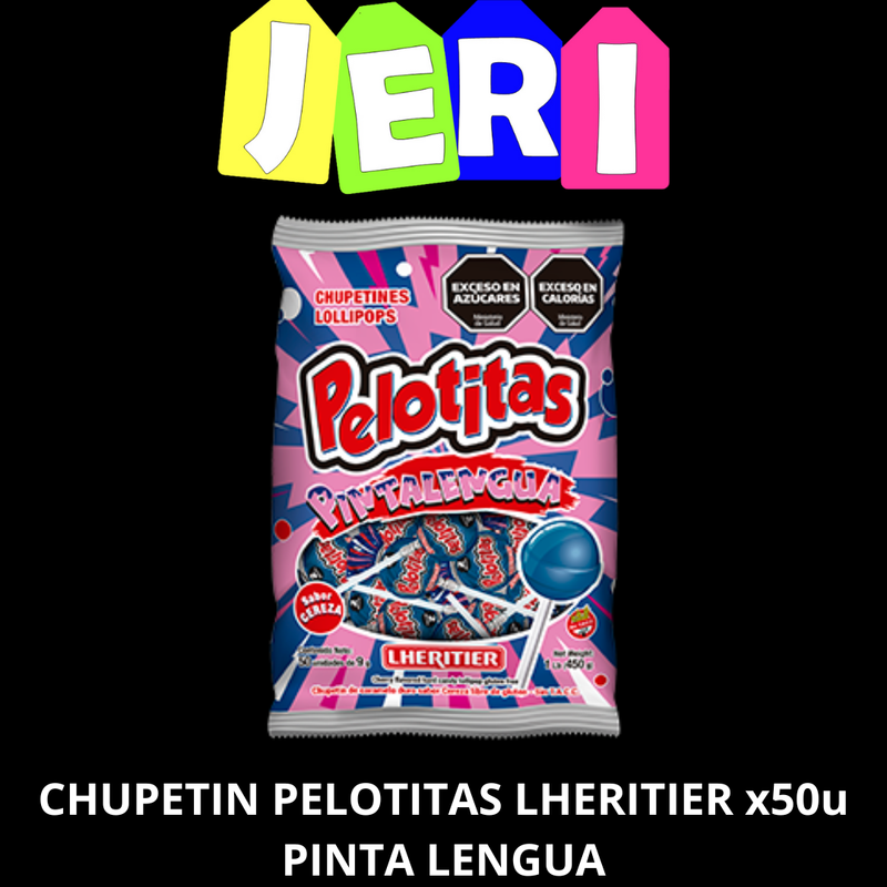 CHUPETIN PELOTITAS LHERITIER x50u PINTA LENGUA