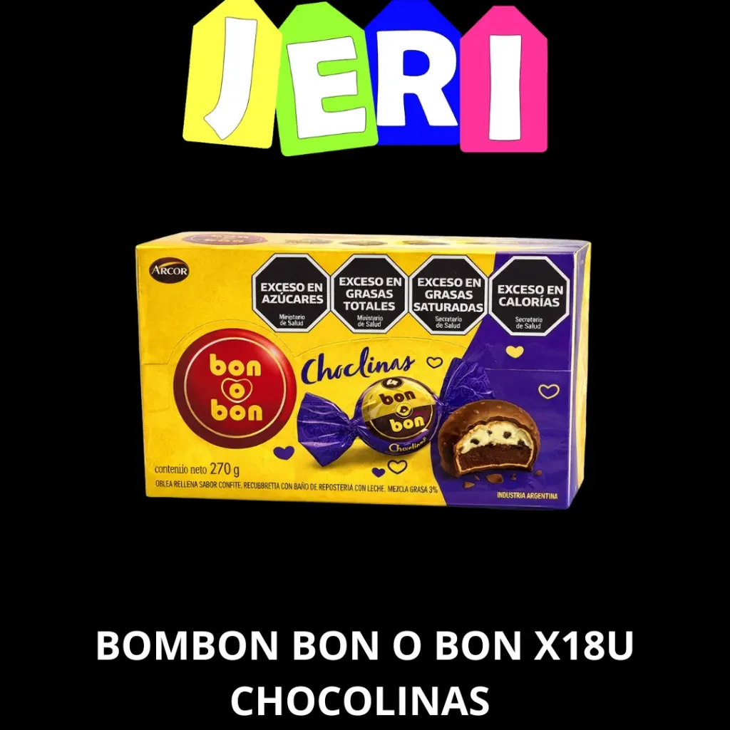 BOMBON BON O BON X18U CHOCOLINAS