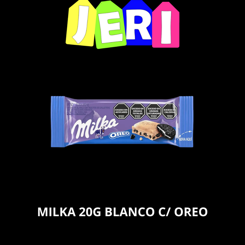 MILKA MENSAJE 55G BLANCO C/ OREO