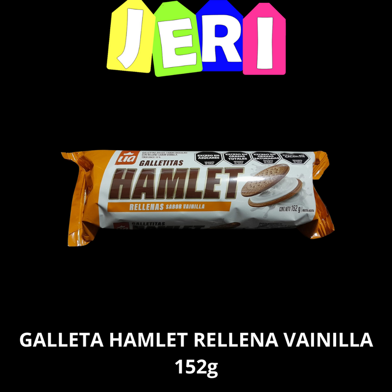 GALLETA HAMLET RELLENA VAINILLA 152g