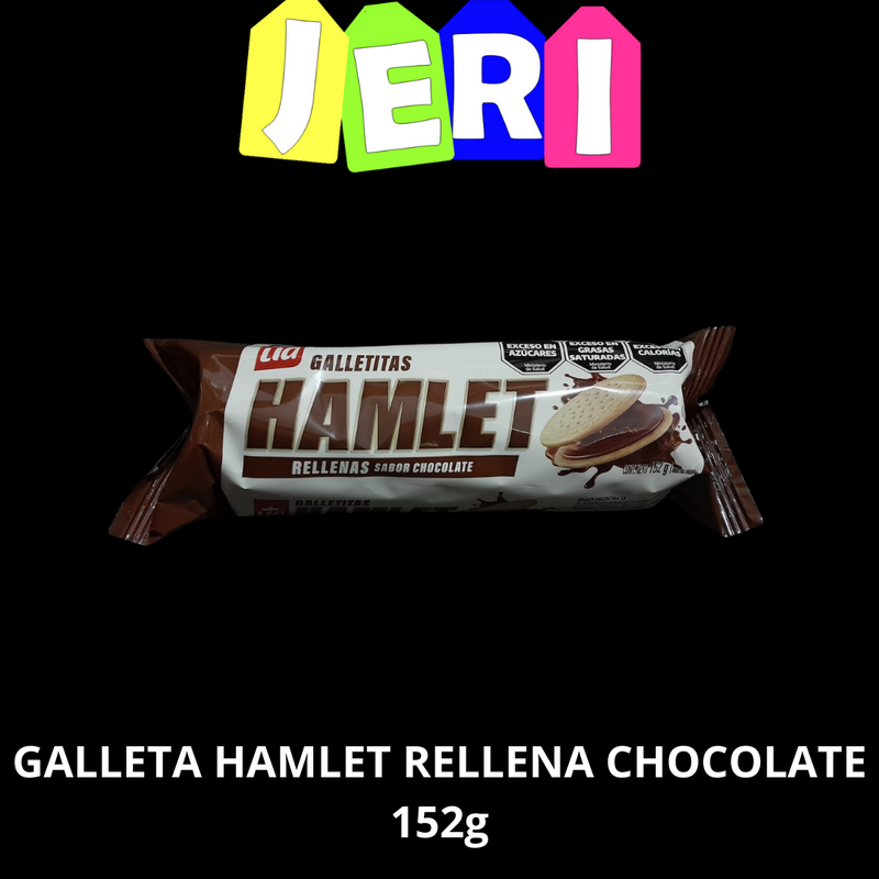 GALLETA HAMLET RELLENA CHOCOLATE 152g