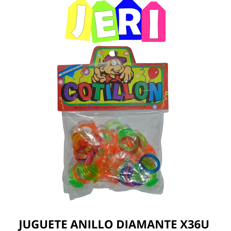 JUGUETE ANILLO DIAMANTE ROTTI X36U