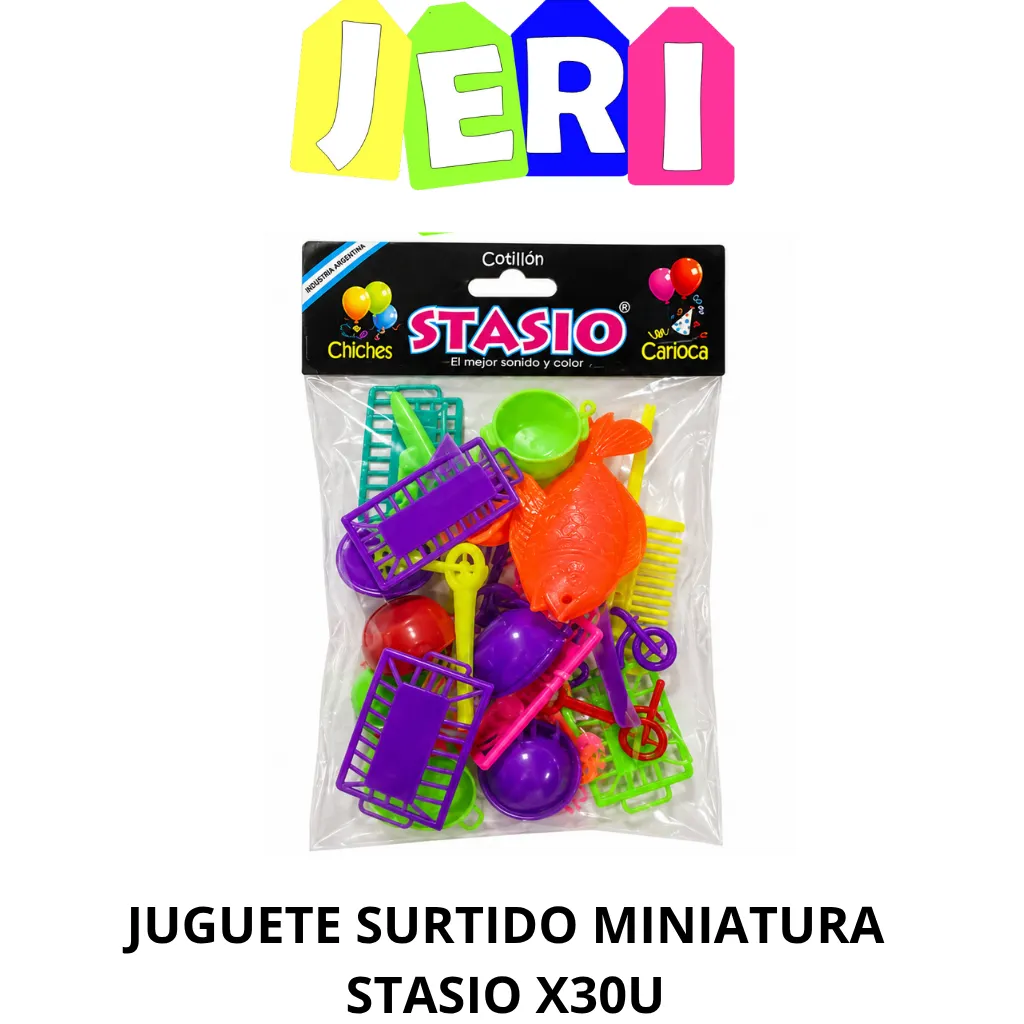[3537] JUGUETE SURTIDO MINIATURA STASIO X30U