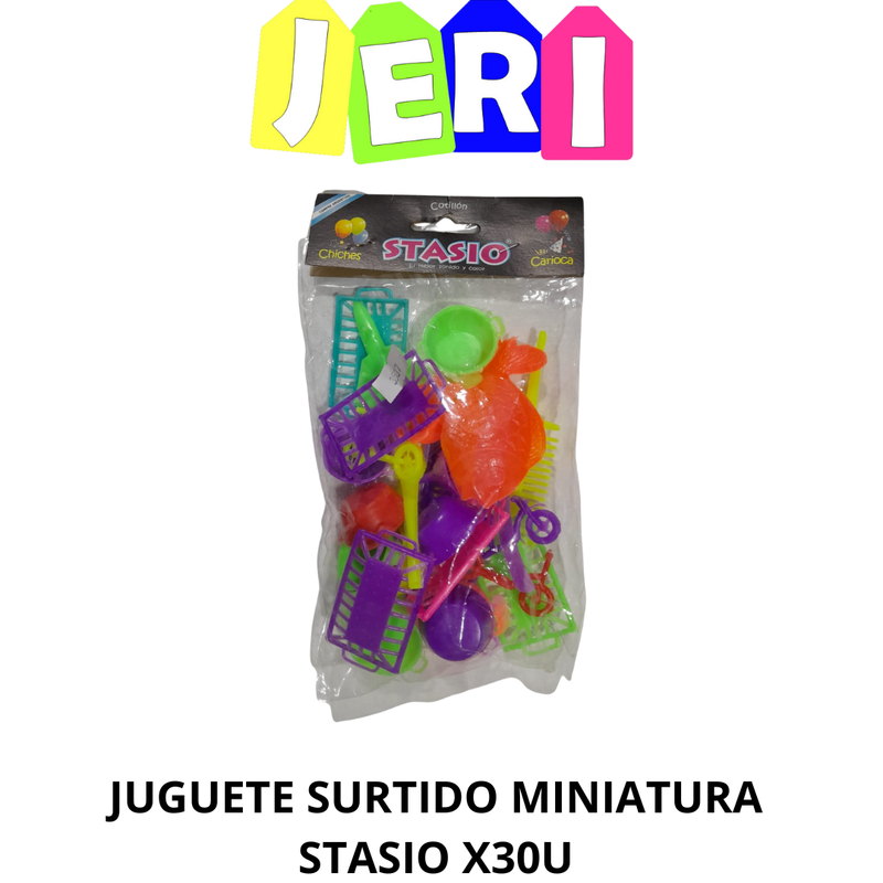 [3537] JUGUETE SURTIDO MINIATURA STASIO X30U