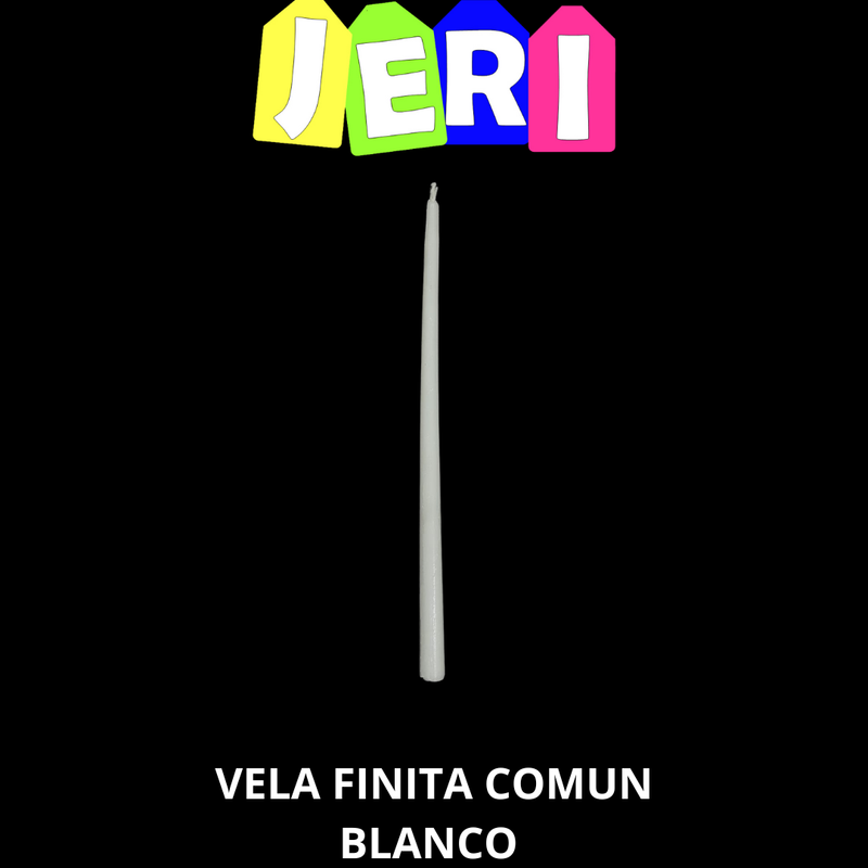 VELA FINITA COMUN (BLANCO)