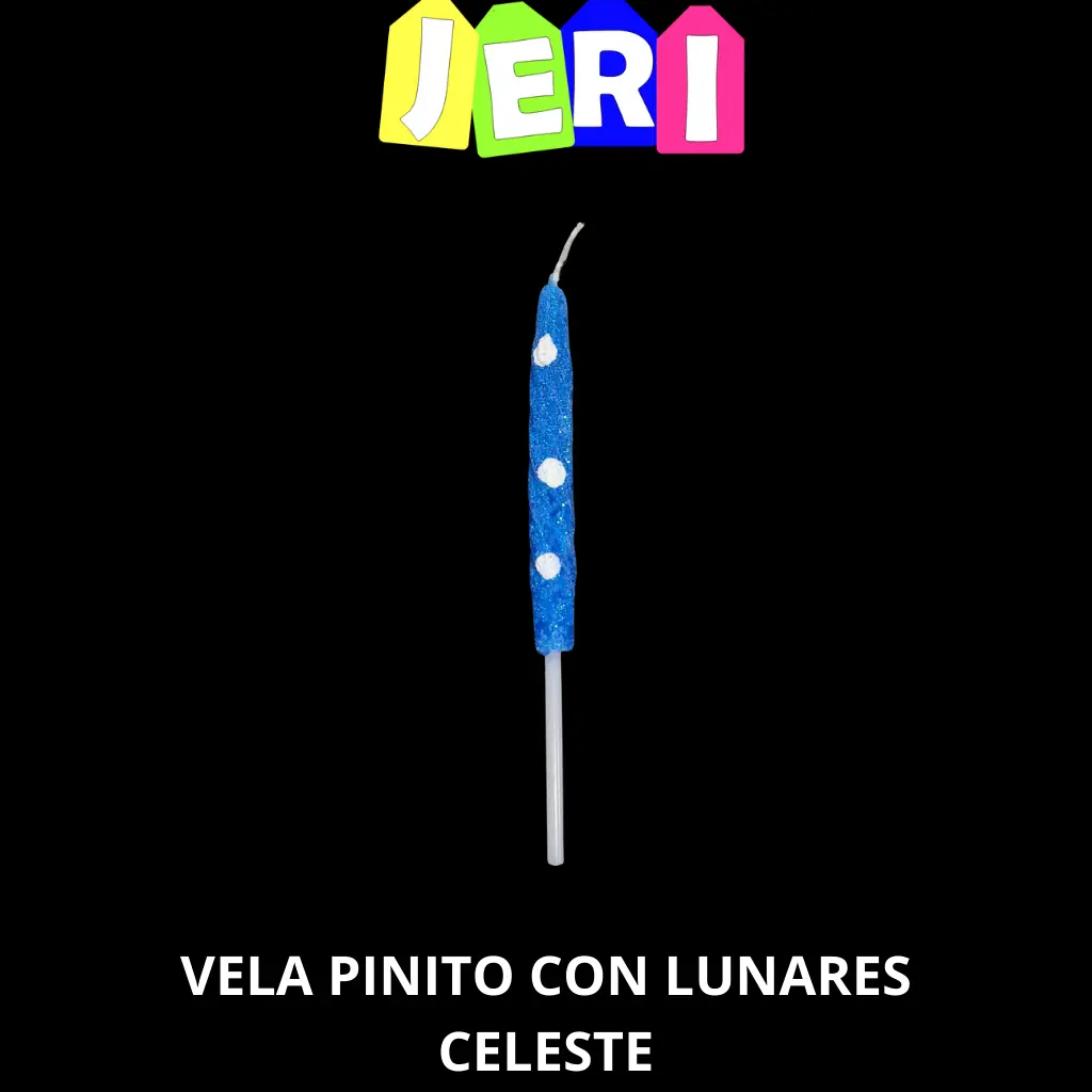VELA PINITO CON LUNARES