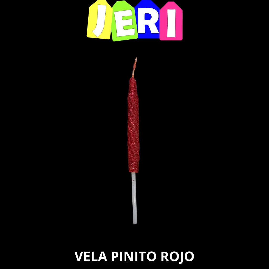 VELA PINITO (ROJO)