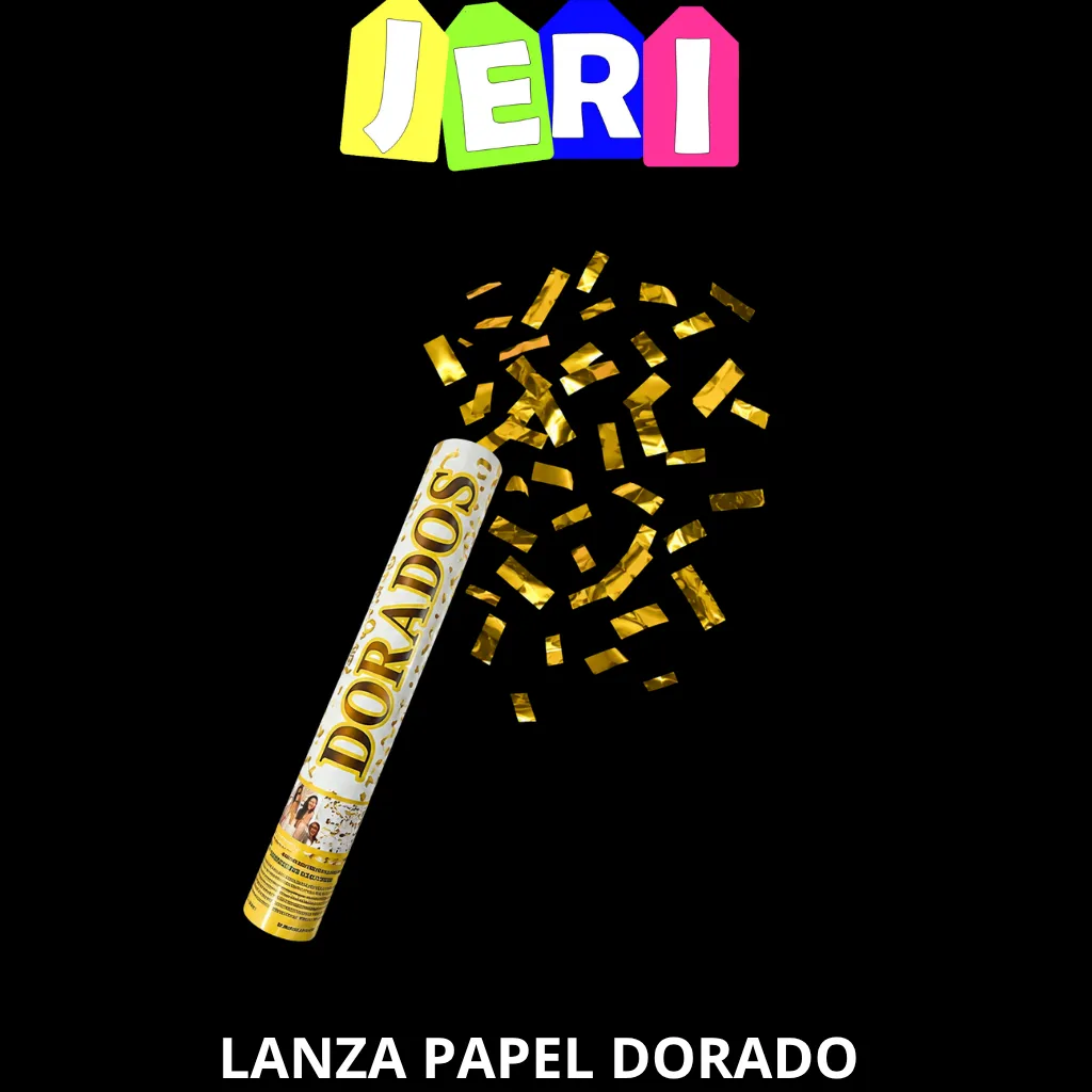 LANZA PAPEL METALIZADO DORADO SUGAR PARTY