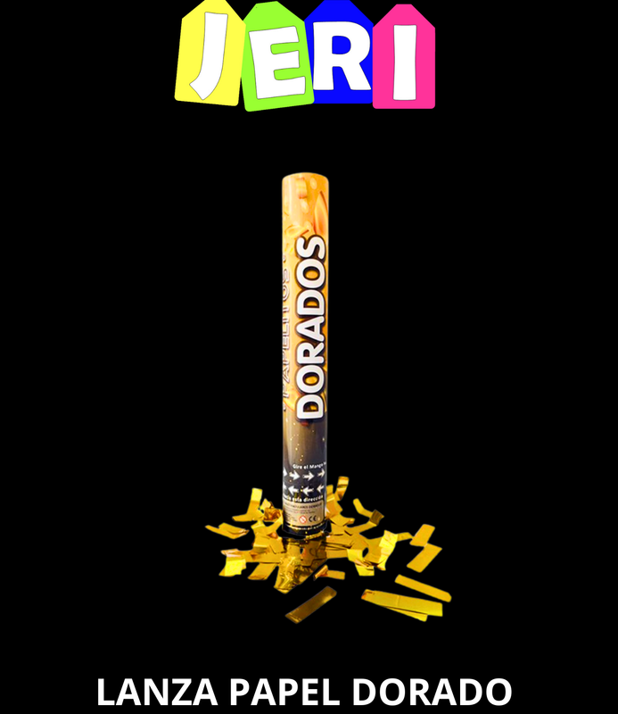 LANZA PAPEL METALIZADO DORADO SUGAR PARTY