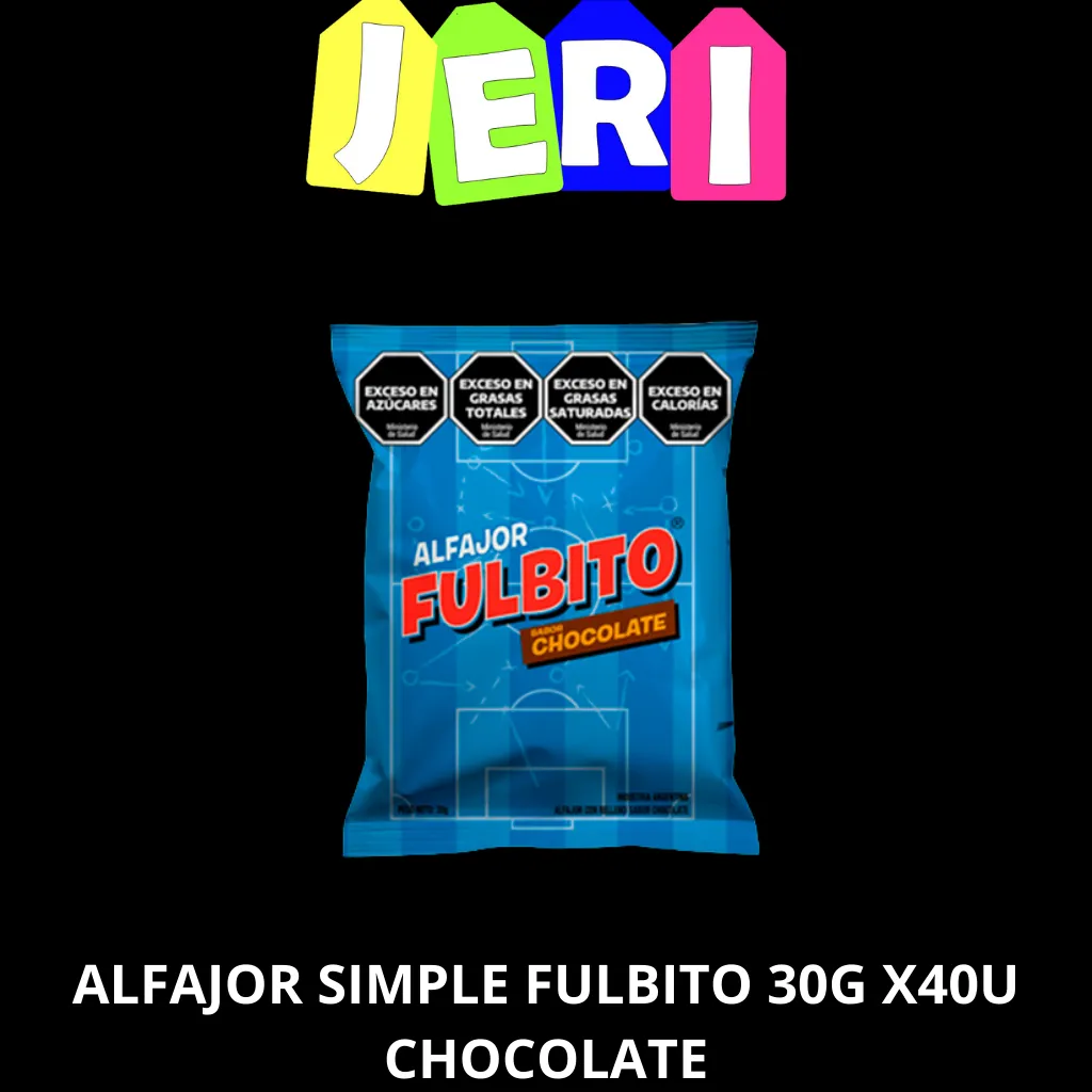 ALFAJOR SIMPLE FULBITO 30G X40U CHOCOLATE