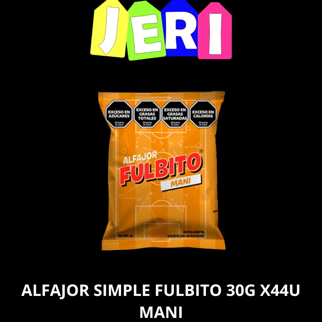 ALFAJOR SIMPLE FULBITO 30G X44U MANI