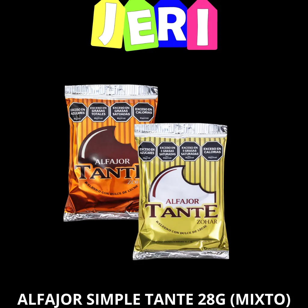 ALFAJOR SIMPLE TANTE 28G (MIXTO)