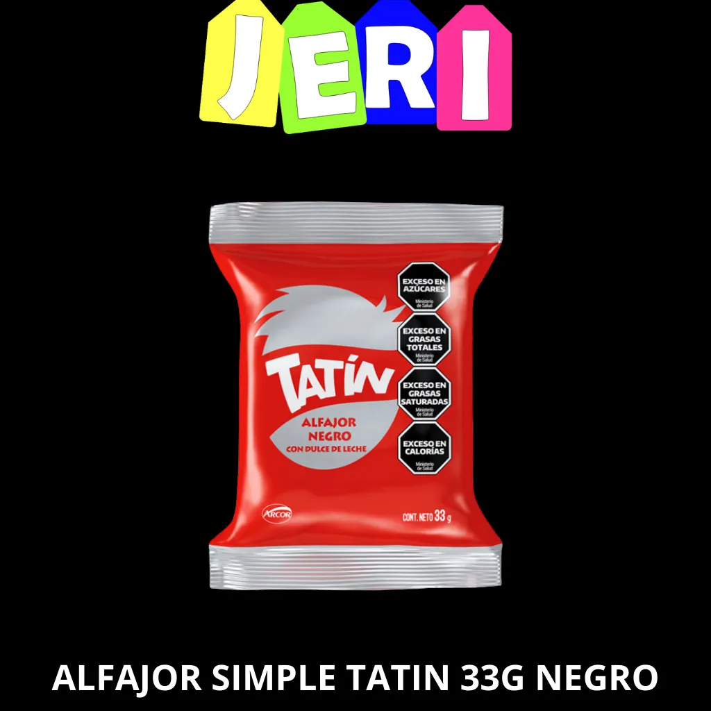 ALFAJOR SIMPLE TATIN 33G NEGRO