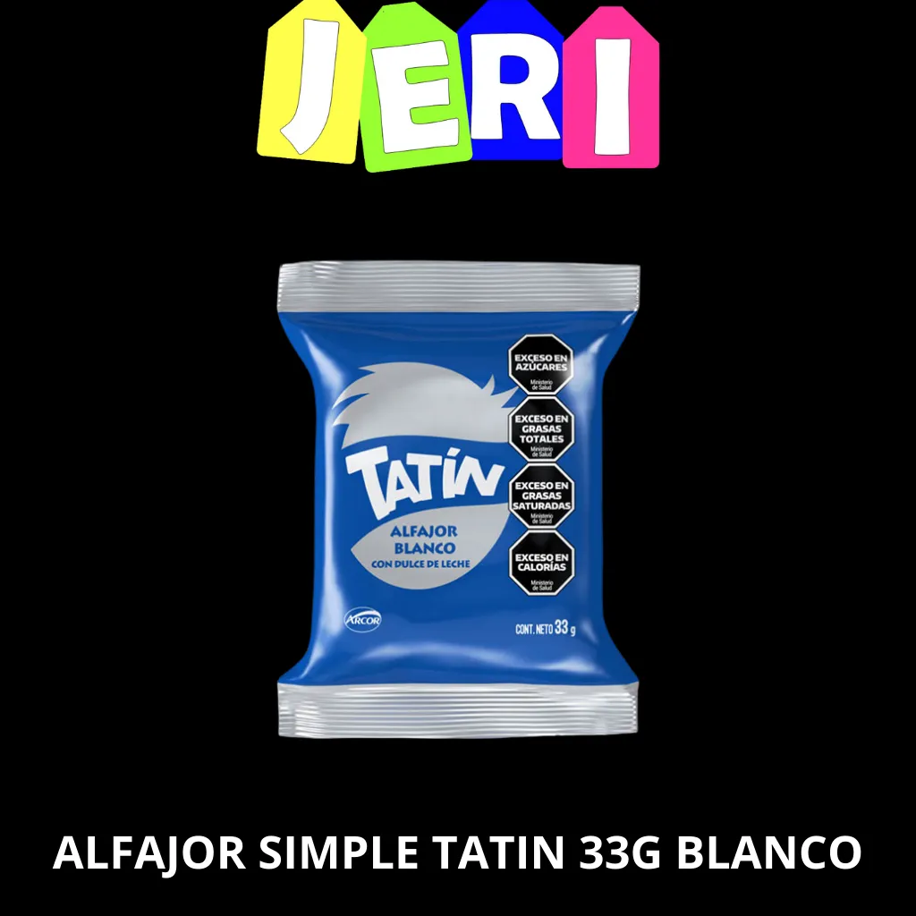 ALFAJOR SIMPLE TATIN 33G BLANCO
