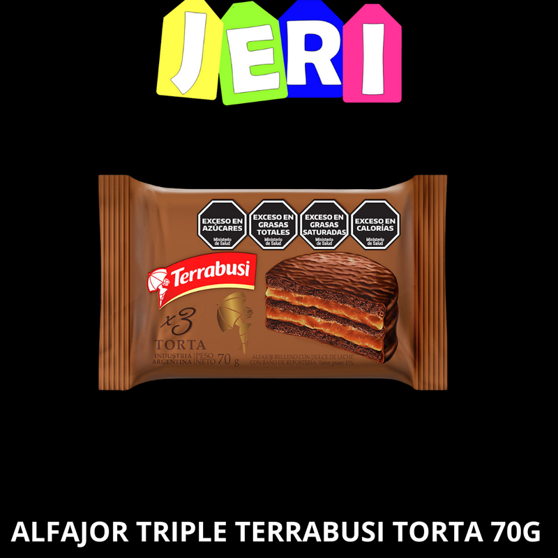 ALFAJOR TRIPLE TERRABUSI TORTA 70G