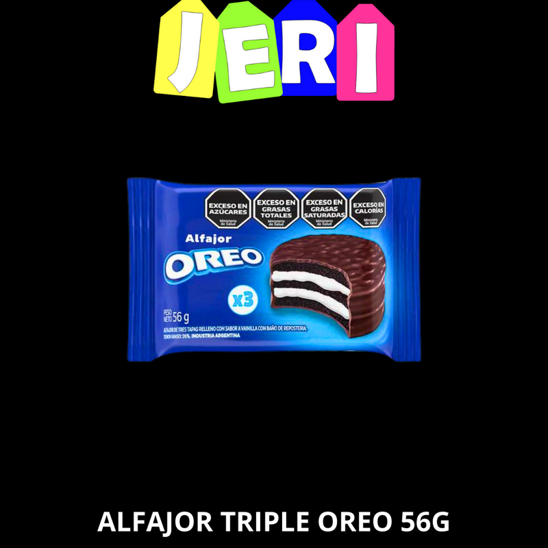 ALFAJOR TRIPLE OREO 56G