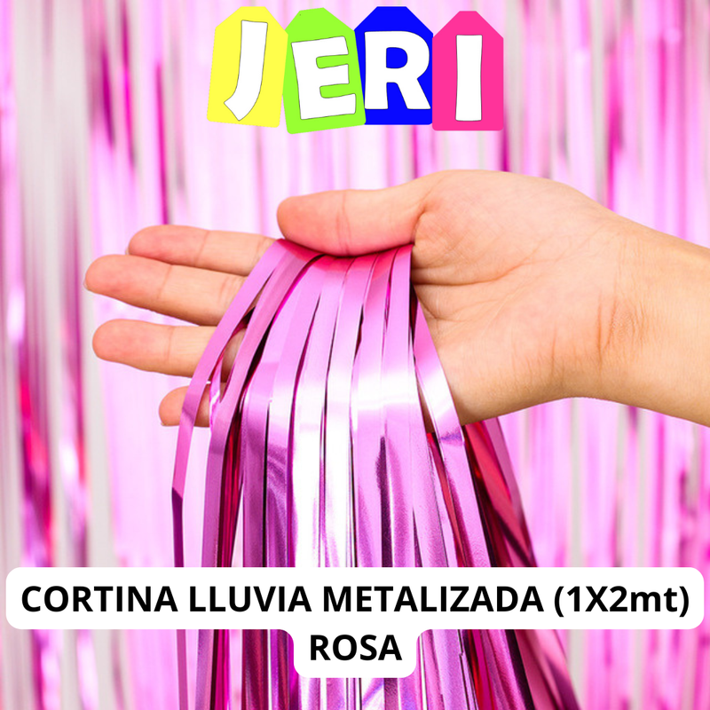 CORTINA LLUVIA METALIZADA