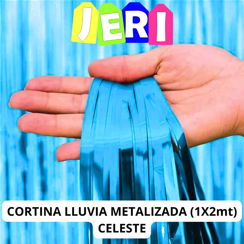 CORTINA LLUVIA METALIZADA