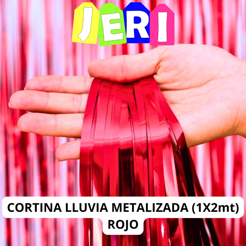 CORTINA LLUVIA METALIZADA