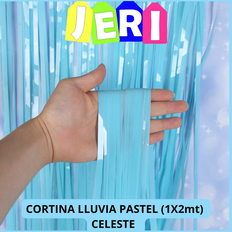 CORTINA LLUVIA PASTEL