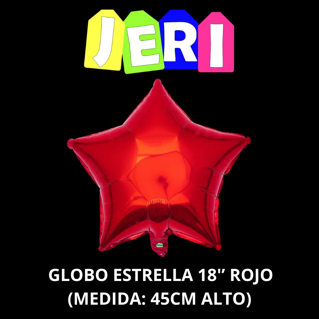 GLOBO METALIZADO ESTRELLA 18"