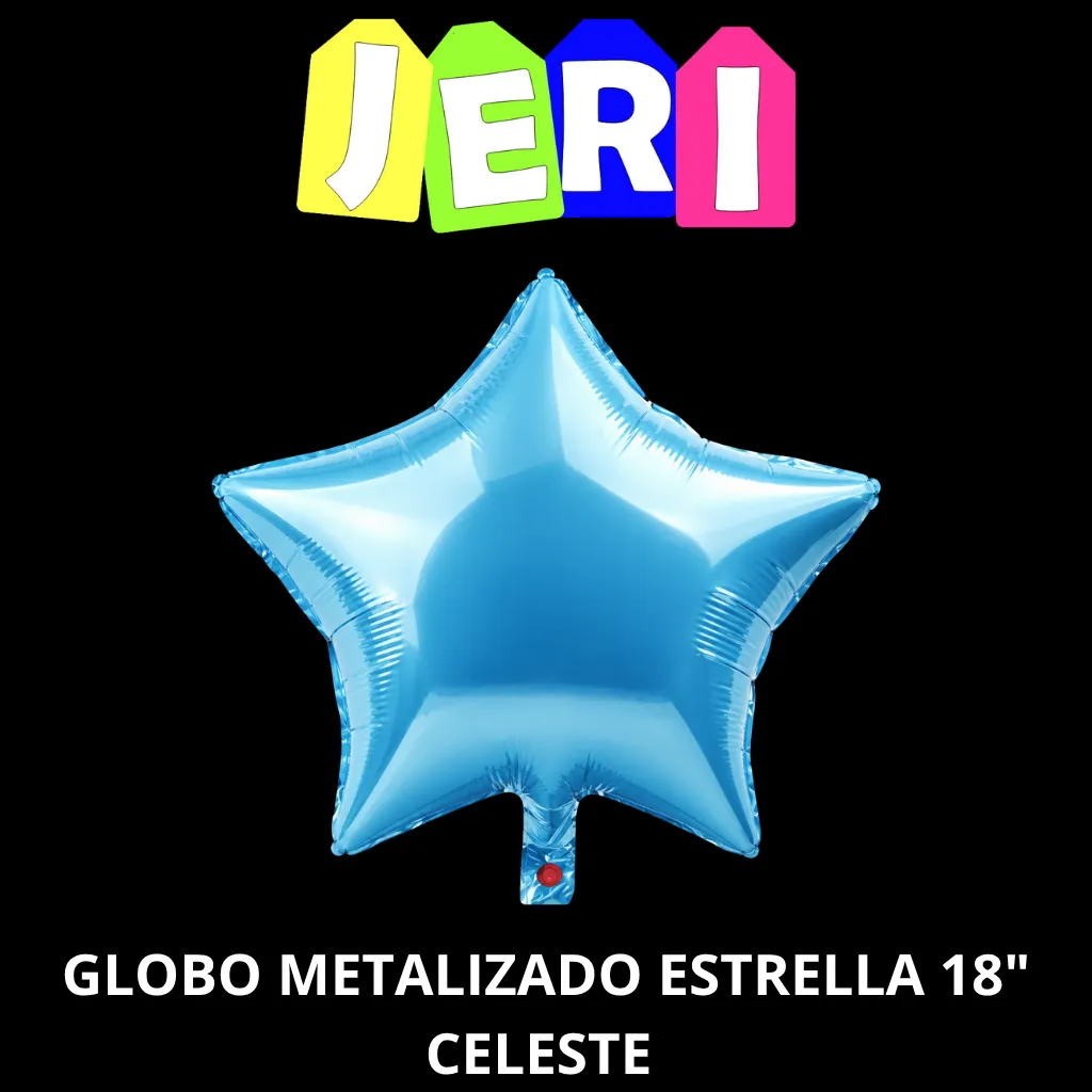 GLOBO METALIZADO ESTRELLA 18"