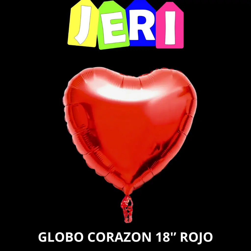 GLOBO METALIZADO CORAZON 18"